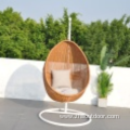 Outdoor Furniture Garden Patio Moon Shape Egg Chair